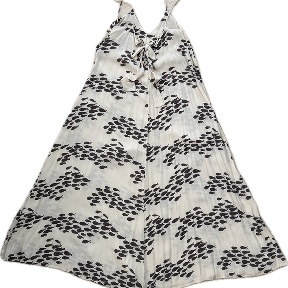 NWT Ava Sky Dress Anessa — Macadamia Fish print | size S. Maxi length. - Picture 2 of 8